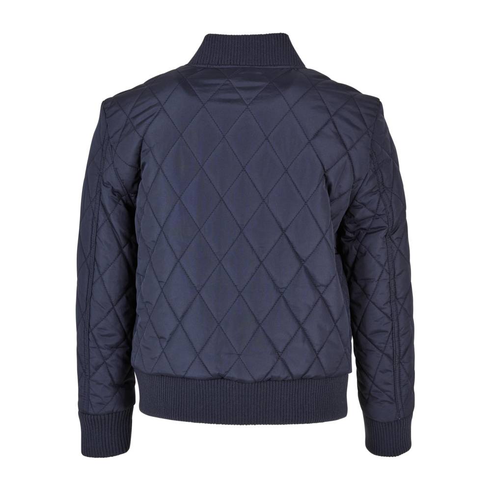 Urban Classics - Boys Diamond Quilt Nylon Kinder Jacket - Donkerblauw